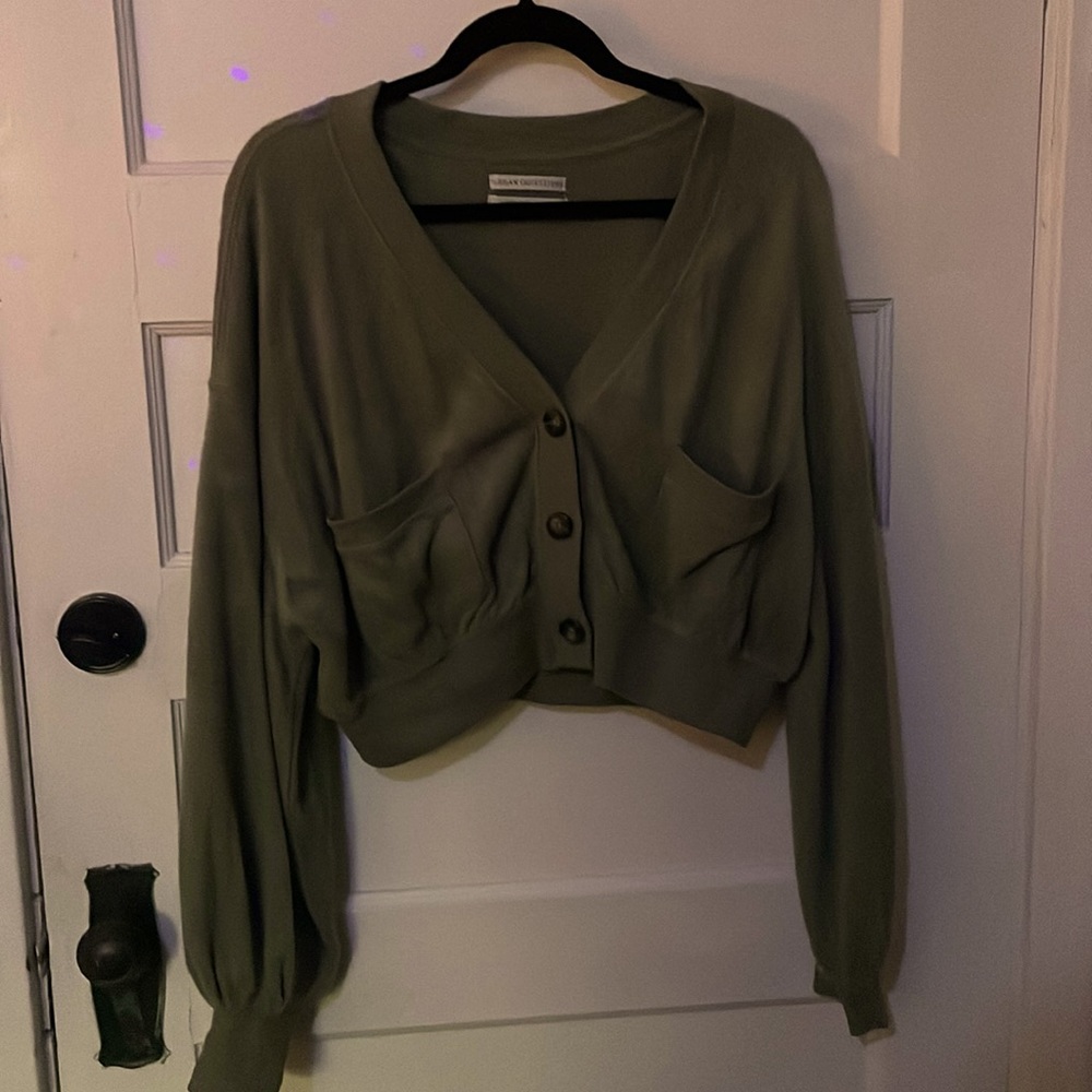 Urban Outfitters Bell-Sleeve Cardigan